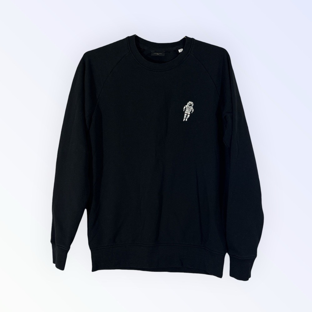 Percival Sweatshirt‎ SMALL US ASTRONAUT Embroidered Soft Warm UK MEDIUM